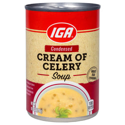 IGA Soup Cream Of Celery - 10.5 OZ 24 Pack