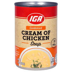 IGA Soup Cream Of Chicken - 10.5 OZ 24 Pack