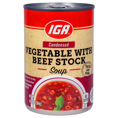 IGA Soup Vegetable - 10.75 OZ 24 Pack
