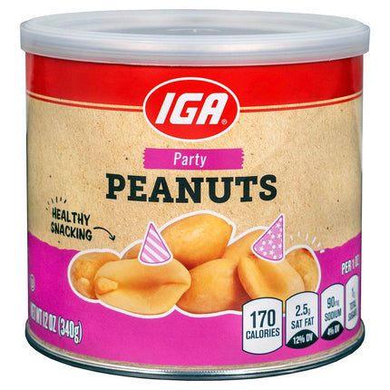 IGA Peanuts Party - 12 OZ 12 Pack
