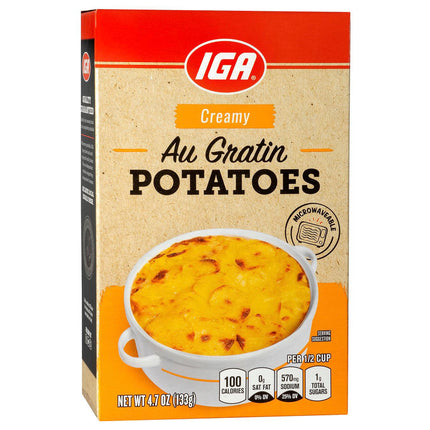 IGA Au Gratin Potatoes - 4.7 OZ 12 Pack