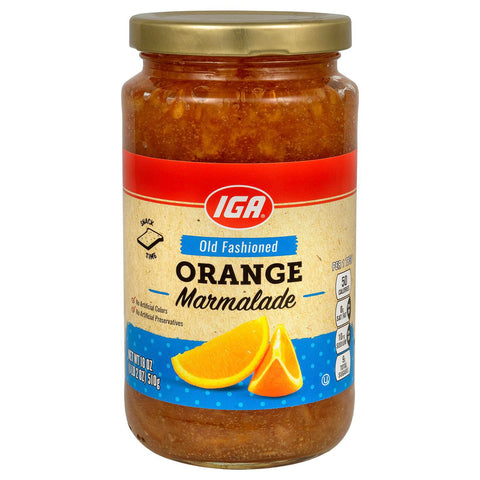IGA Marmalade Orange - 18 OZ 12 Pack