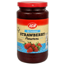 IGA Preserves Strawberry - 18 OZ 12 Pack