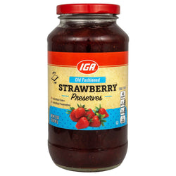 IGA Preserves Strawberry - 32 OZ 12 Pack