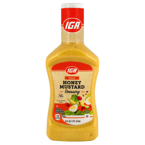 IGA Dressing Honey Mustard - 16 FZ 6 Pack