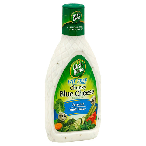 Wish-Bone Fat Free Blue Cheese Dressing - 15 FZ 6 Pack