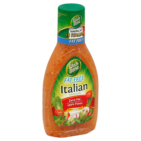Wish-Bone Fat Free Italian Dressing - 8 FZ 12 Pack