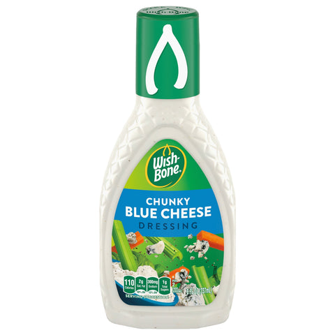 Wish-Bone Chunky Blue Cheese Dressing - 8 FZ 12 Pack