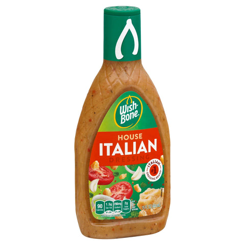 Wish-Bone House Italian Dressing - 15 FZ 6 Pack