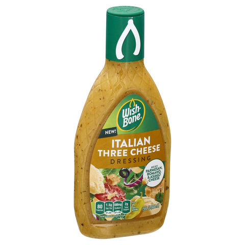 Wish-Bone Italian Three Cheese Dressing - 15 FZ 6 Pack