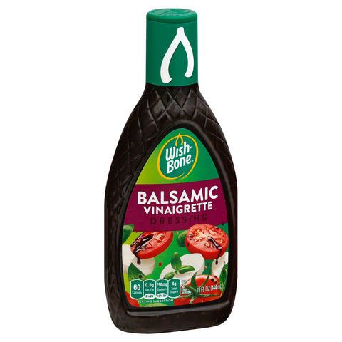 Wish-Bone Balsamic Vinaigrette Dressing - 15 FZ 6 Pack