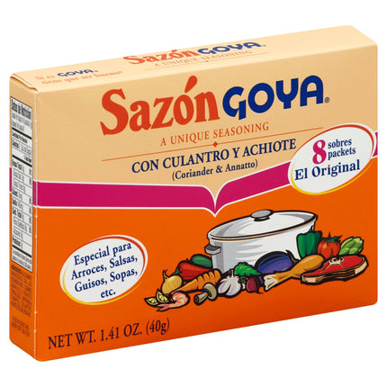Goya Sazon Con Culantro & Achiote - 1.41 OZ 36 Pack