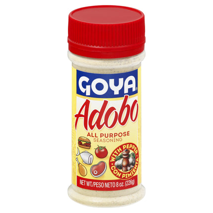 Goya Adobo Seasoning With Pepper - 8 OZ 24 Pack