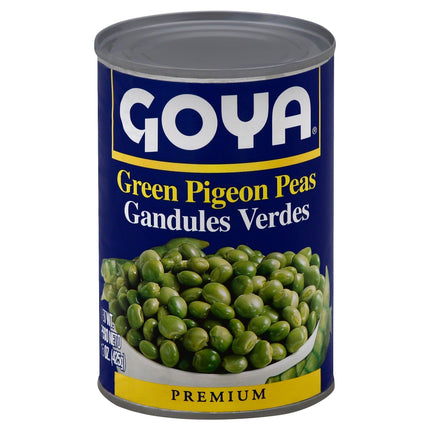 Goya Premium Green Pigeon Peas - 15 OZ 24 Pack