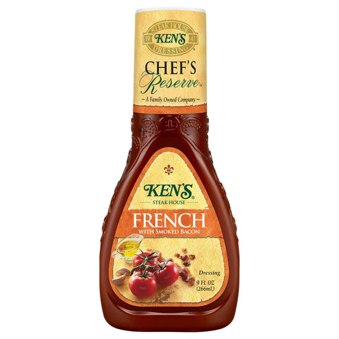 Ken's Steak House French With Smoked Bacon Dressing - 9 FZ 9 Pack StockUpExpress Ken's Steak House French With Smoked Bacon Dressing - 9 FZ 9 Pack StockUpExpress