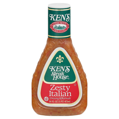 Ken's Steak House Italian Zesty Dressing - 16 FZ 6 Pack