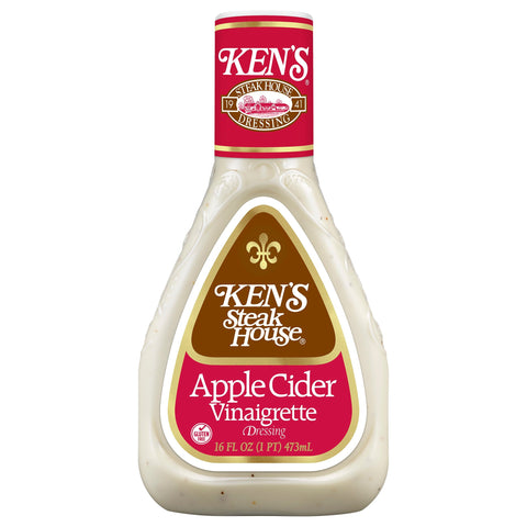 Ken's Steak House Apple Vinaigrette Dressing - 16 FZ 6 Pack