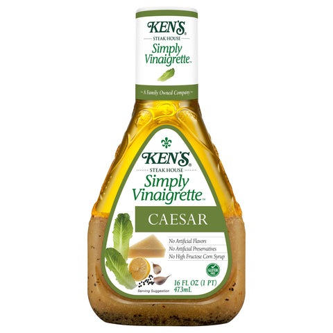 Ken's Simply Vinaigrette Caesar - 16 FZ 6 Pack