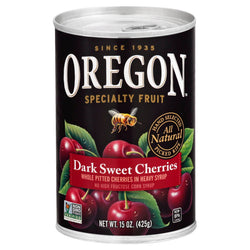 Oregon Fruit Whole Pitted Dark Sweet Cherries In Heavy Syrup - 15 OZ 8 Pack