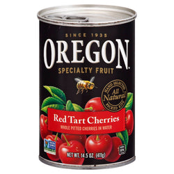 Oregon Fruit Whole Pitted Red Tart Cherries In Water - 14.5 OZ 8 Pack