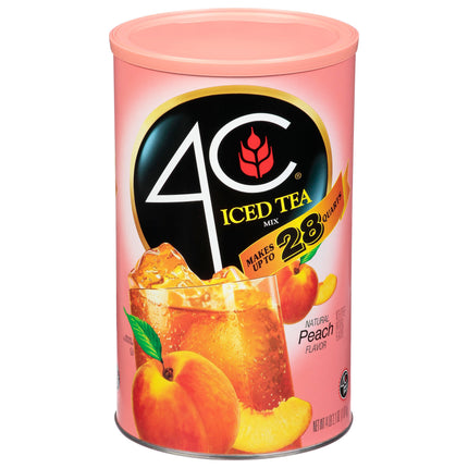4C Iced Tea Peach Mix - 66.1 OZ 6 Pack