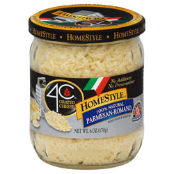 4C Grated Cheese Parmesan Romano Jar - 6 OZ 6 Pack