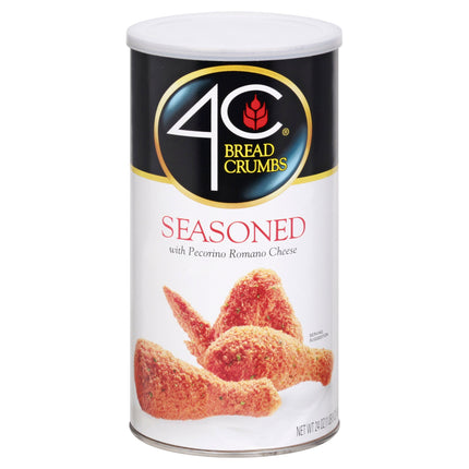 4C Bread Crumbs Canister Seasoned - 24 OZ 12 Pack