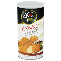 4C Bread Crumbs Canister Panko Seasoned - 8 OZ 12 Pack