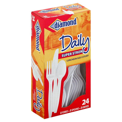Diamond Cutlery Assorted Heavy Duty - 24 CT 24 Pack