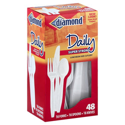Diamond Cutlery Assorted Heavy Duty - 48 CT 12 Pack