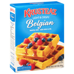 Krusteaz Belgian Waffle Mix - 28 OZ 12 Pack