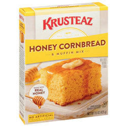 Krusteaz Honey Cornbread Mix - 15 OZ 12 Pack