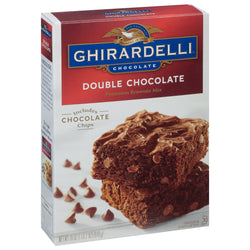 Ghirardelli Mix Brownie Double Chocolate - 18 OZ 12 Pack