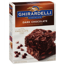 Ghirardelli's Brownie Dark Chocolate - 20 OZ 12 Pack