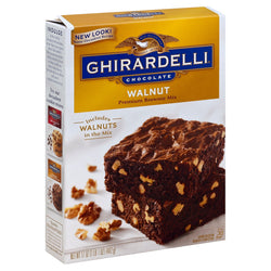 Ghirardelli Mix Brownie Walnut - 17 OZ 12 Pack