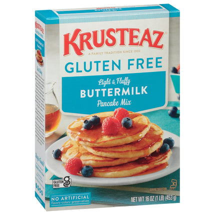 Krusteaz Gluten Free Buttermilk Pancake Mix - 16 OZ 8 Pack