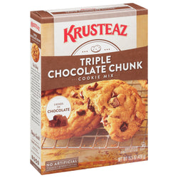 Krusteaz Triple Chocolate Chunk Cookie Mix - 15.5 OZ 12 Pack