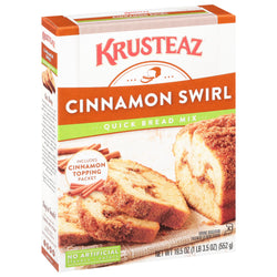 Krusteaz Cinnamon Swirl Quick Bread Mix - 19.5 OZ 12 Pack