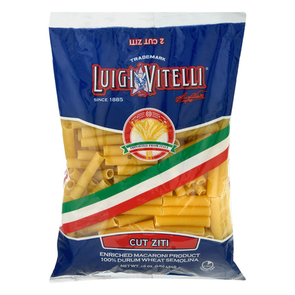 Luigi Vitelli Cut Ziti Pasta - 16 OZ 20 Pack