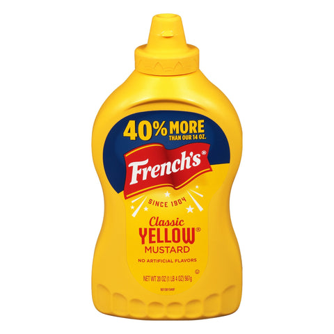 French's Mustard Yellow - 20 OZ 12 Pack