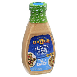 Ortega Flavor Craver Taco Sauce Taco Ranch - 8 OZ 12 Pack
