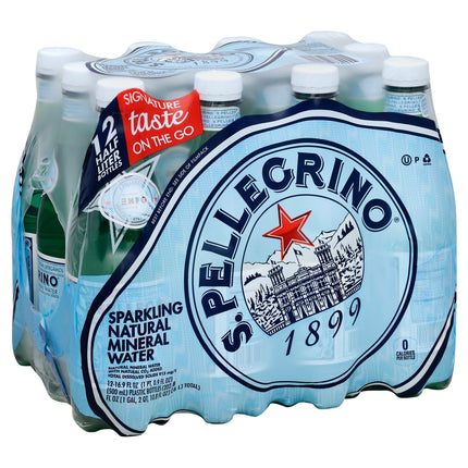 San Pellegrino Sparkling Water - 16.9 FZ Bottles 12 Pack