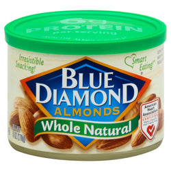Blue Diamond Almonds Whole Natural - 6 OZ 12 Pack