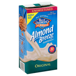 Almond Breeze Original Unsweetened Almond Milk - 64 FZ 8 Pack