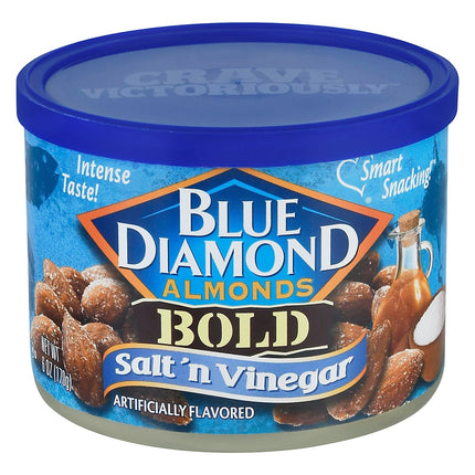 Blue Diamond Almonds Bold Salt 'N Vinegar - 6 OZ 12 Pack