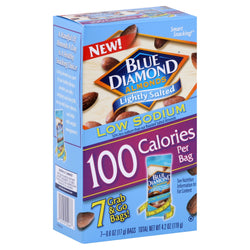 Blue Diamond Almonds Lightly Salted 100 Calorie Pack - 4.2 OZ 6 Pack