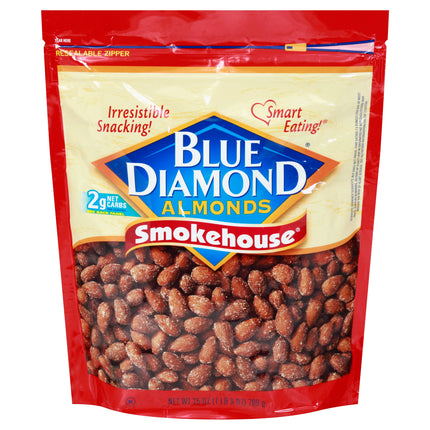 Blue Diamond Smokehouse Almonds - 25 OZ 6 Pack