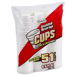 Dart Cups Foam - 51 CT 24 Pack