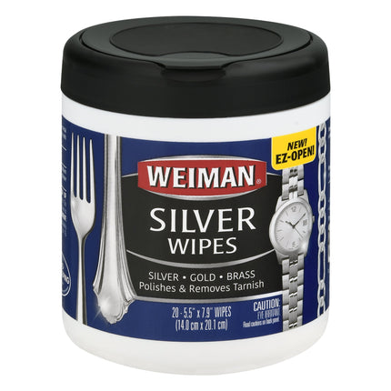 Weiman Silver Wipes - 20 CT 6 Pack