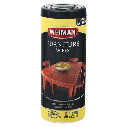 Weiman Wood Furniture Wipes - 30 CT 4 Pack